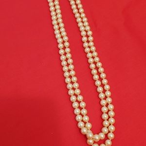 54" Maravella Faux Pearls